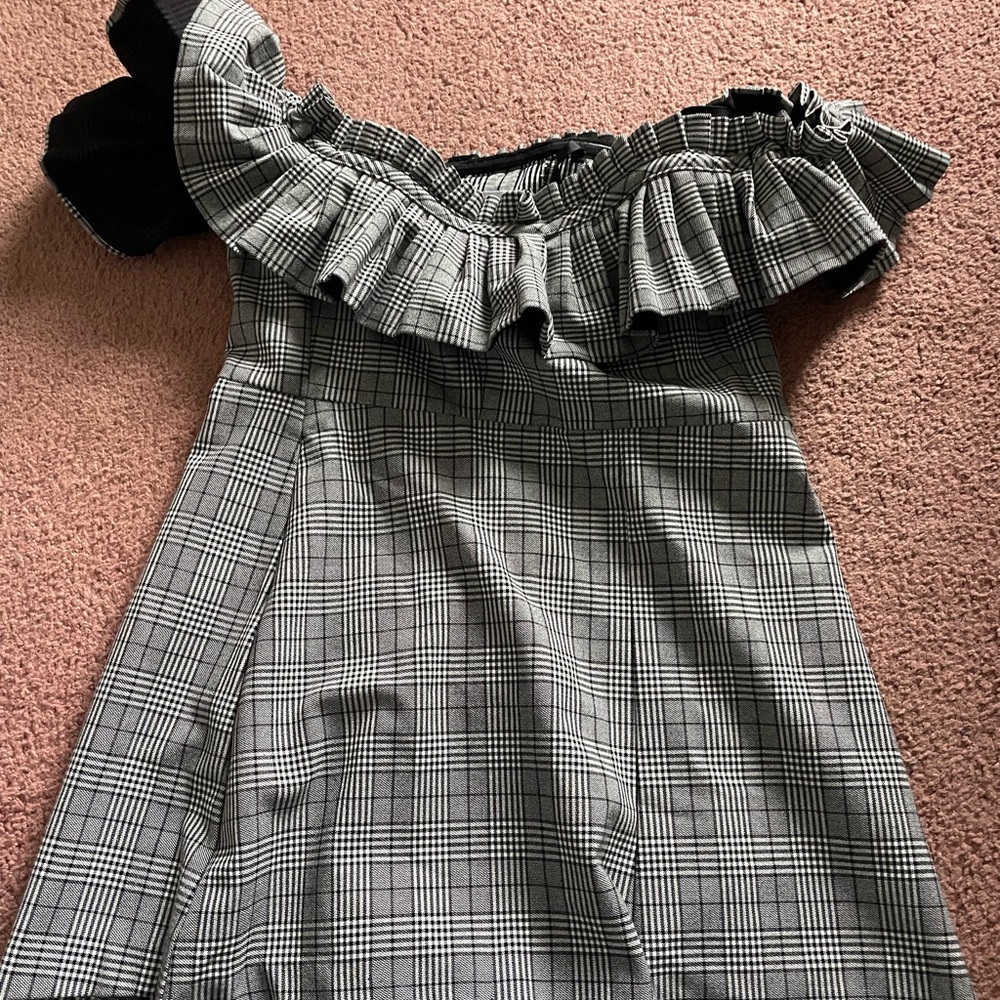 Urban Outfitters Black and White Striped Romper